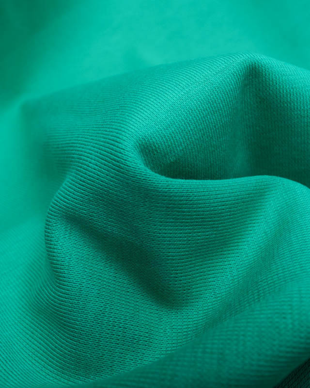Ribete elástico 1x1 con certificación Oeko-Tex, color verde brillante - Maison Klem